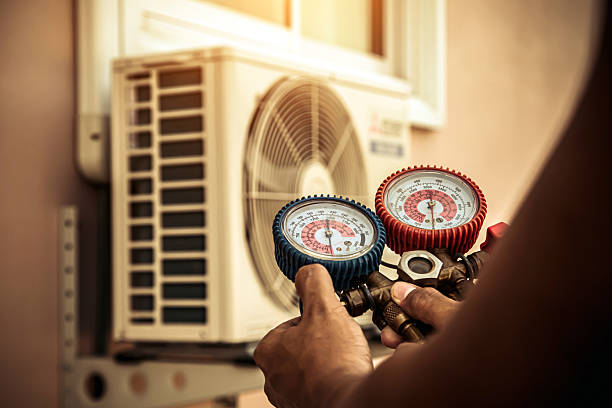 Professional Air Conditioning Service technician working in Breinigsville, PA